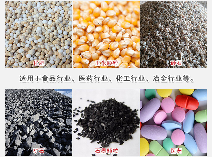 直線篩分機(jī)適用范圍：直線篩主要篩分一些散狀的顆?；蚍蹱畹奈锪?。